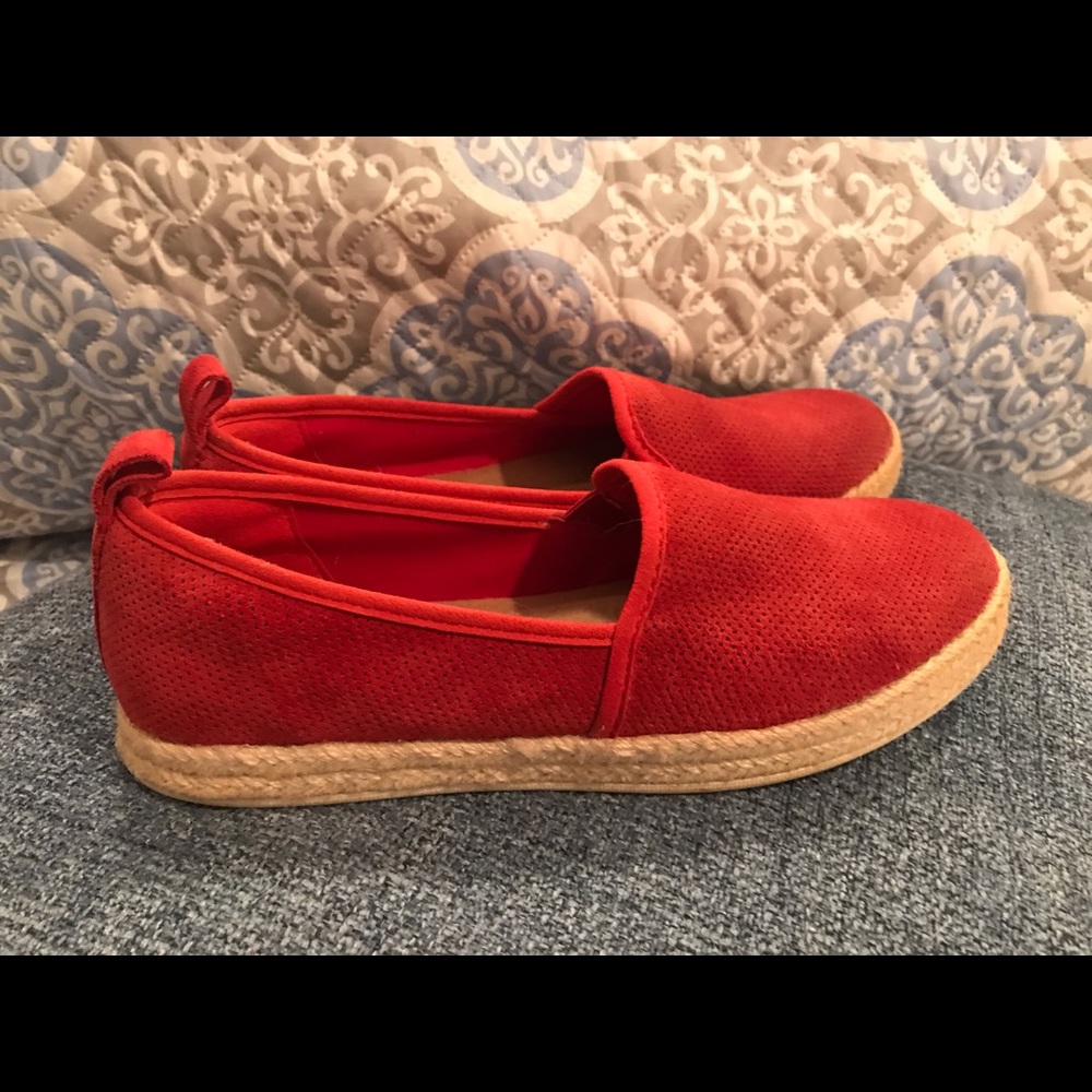 Clark’s slip on flats.
